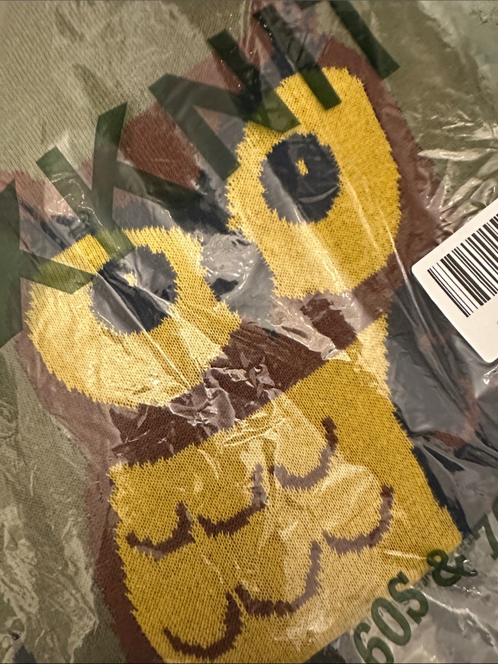 New with Tag! Oxknit Green Owl Jacquard Ruffled Design Sweater Knitwear sz XL - Picture 7 of 7